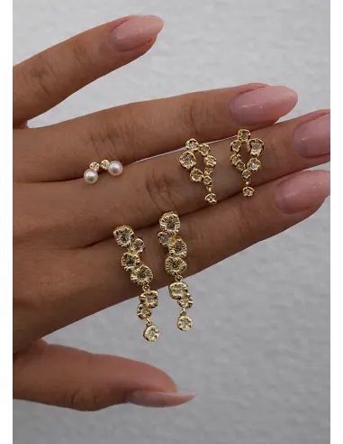 Nava Copenhagen | Seraya Petite Studs - Forgyldt