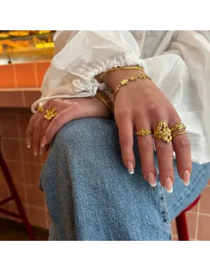 Sistie 2nd | Aria - Armring Forgyldt 2