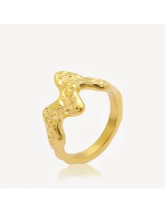 SISTIE 2ND | Wavy - Ring Forgyldt