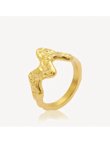 SISTIE 2ND | Wavy - Ring Forgyldt