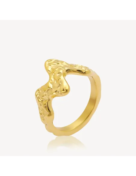 SISTIE 2ND | Wavy - Ring Forgyldt