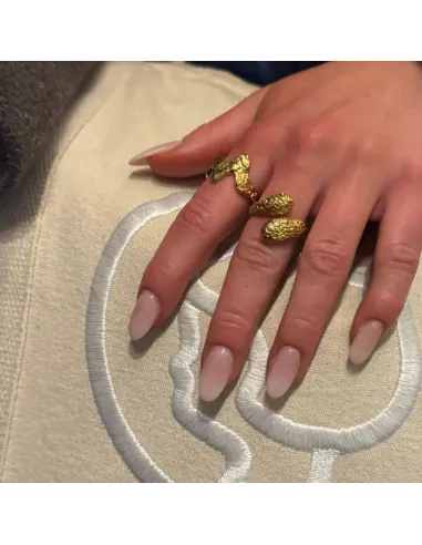 SISTIE 2ND | Wavy - Ring Forgyldt