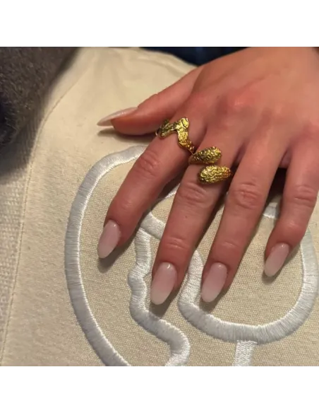 SISTIE 2ND | Wavy - Ring Forgyldt