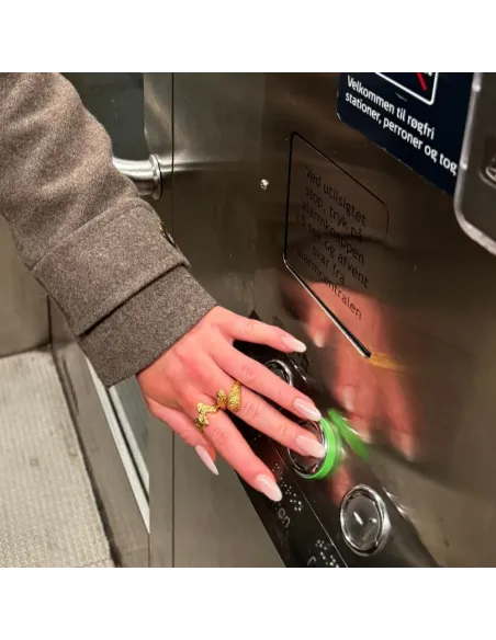 SISTIE 2ND | Wavy - Ring Forgyldt