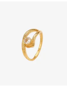 KHAAI STUDIO | Spira Ring - Forgyldt