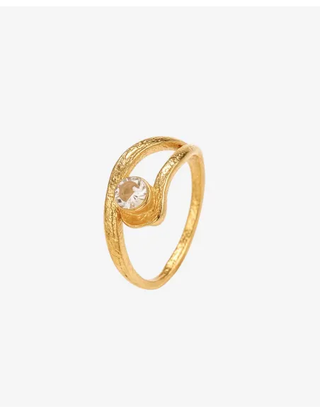 KHAAI STUDIO | Spira Ring - Forgyldt