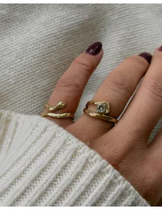 KHAAI STUDIO | Spira Ring - Forgyldt 2