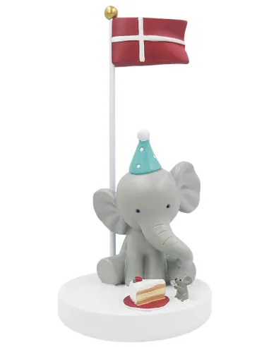 KIDS by FRIIS | Bordflag, elefant med mus og kage