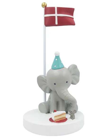 KIDS by FRIIS | Bordflag, elefant med mus og kage