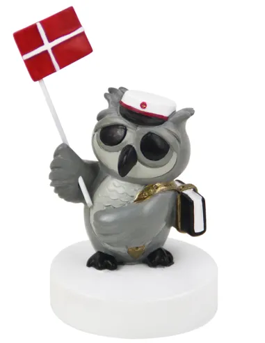 KIDS by FRIIS | Ugle med taske og rød studenterhue