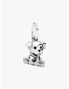 Pandora Julemagi Muranoglas Charm i rød med gylden folie og julemotiver