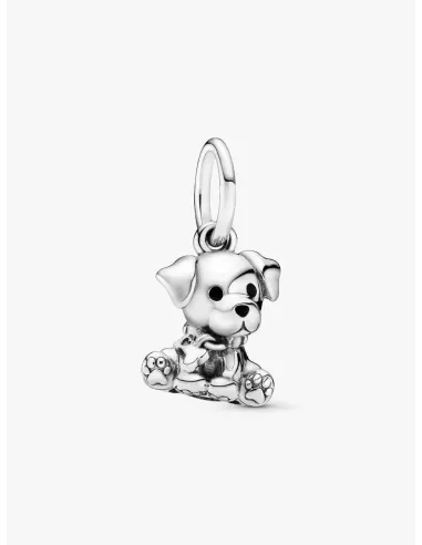 Pandora Julemagi Muranoglas Charm i rød med gylden folie og julemotiver