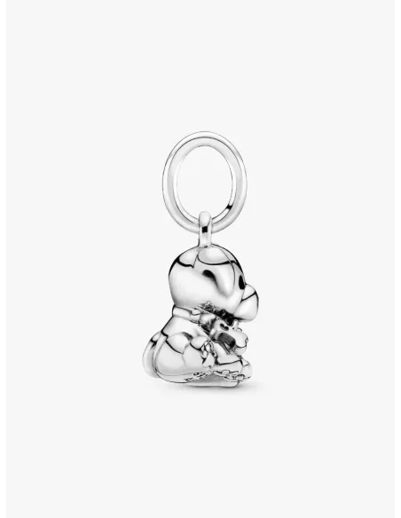 Pandora Julemagi Muranoglas Charm i rød med gylden folie og julemotiver
