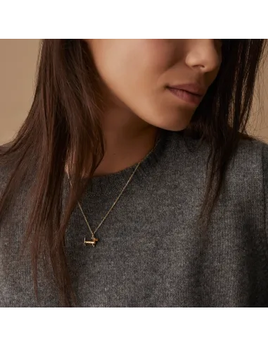 Kay Bojesen Jewelry | Gravhunden i 18 karat forgyldt sølv