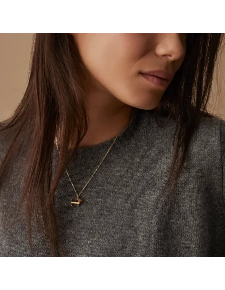 Kay Bojesen Jewelry | Gravhunden i 18 karat forgyldt sølv