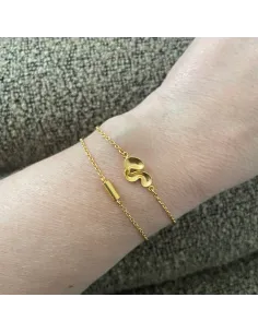 HEIRING | Elara mini armbånd i sølv forgyldt 2