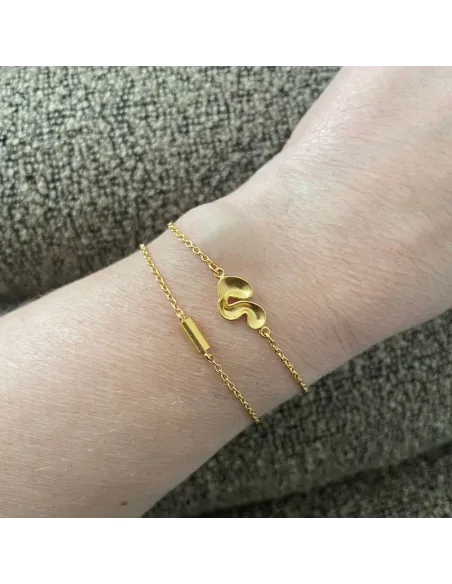 HEIRING | Elara mini armbånd i sølv forgyldt