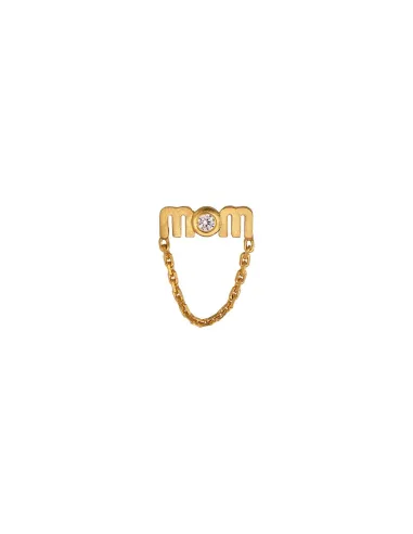 STINE A | Wow Mom Mini with Chain Earring - Single