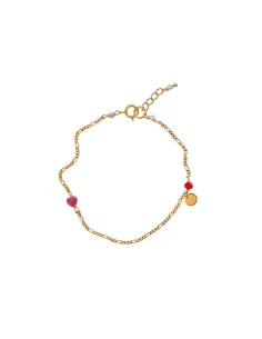 STINE A | Harlequin Bracelet - Pink Heart