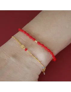 STINE A | Harlequin Bracelet - Pink Heart 2