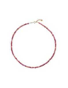 STINE A | Pink Love Hearts Necklace