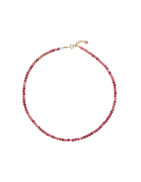 STINE A | Pink Love Hearts Necklace