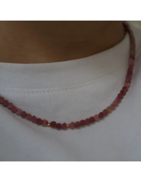 STINE A | Pink Love Hearts Necklace