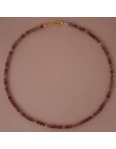 STINE A | Pink Love Hearts Necklace