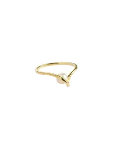 AQUA DULCE | SELA PEARL RING | GOLDEN