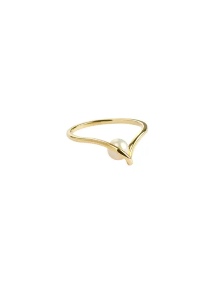 AQUA DULCE | SELA PEARL RING | GOLDEN