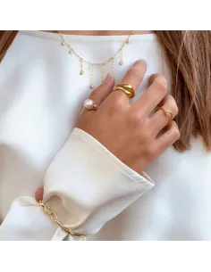 AQUA DULCE | SELA PEARL RING | GOLDEN 2