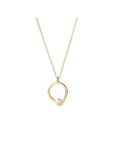 AQUA DULCE | SELA PEARL NECKLACE | GOLDEN