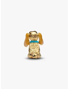 Pandora Julemagi Muranoglas Charm i rød med gylden folie og julemotiver 2