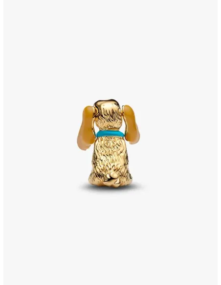Pandora Julemagi Muranoglas Charm i rød med gylden folie og julemotiver