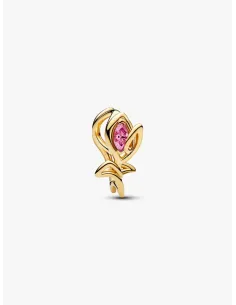 PANDORA Funklende Pavé Tredobbelt Række Charm | Glimtende Elegance