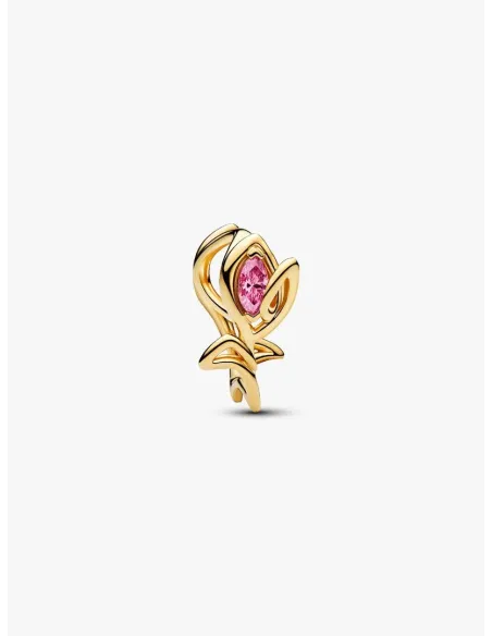 PANDORA Funklende Pavé Tredobbelt Række Charm | Glimtende Elegance