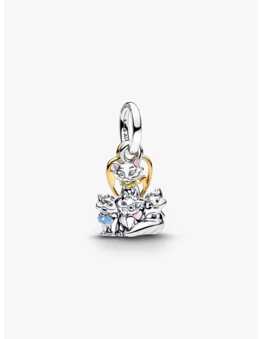 Pandora Julemagi Muranoglas Charm i rød med gylden folie og julemotiver
