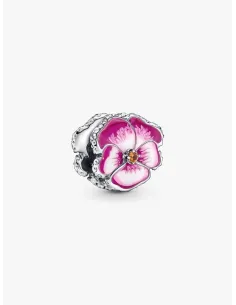 PANDORA | Pink Stedmoderblomst Charm