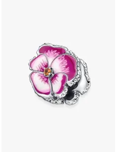 PANDORA | Pink Stedmoderblomst Charm 2