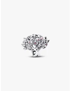 PANDORA Funklende Pavé Tredobbelt Række Charm | Glimtende Elegance