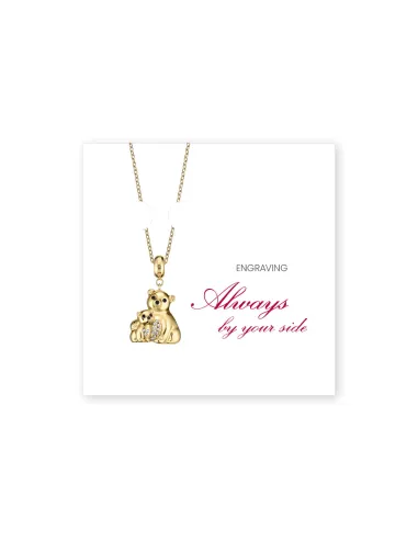 BERING | Polar Animals | poleret guld | PolarBearMomSet-2