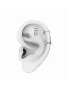 Sistie 2nd | Hella - Piercing med zirkon 2