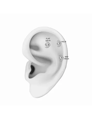Sistie 2nd | Hella - Piercing med zirkon