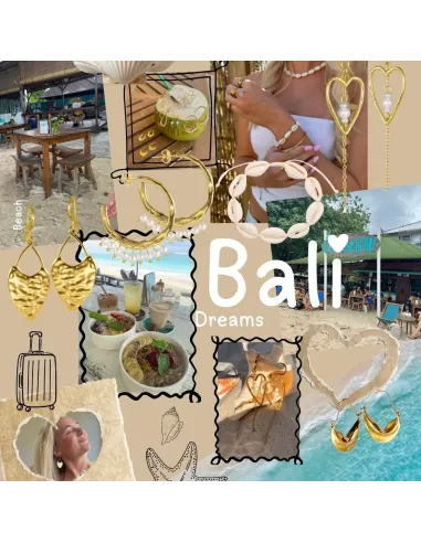 Sistie | Bali Dreams - Øreringe Stål