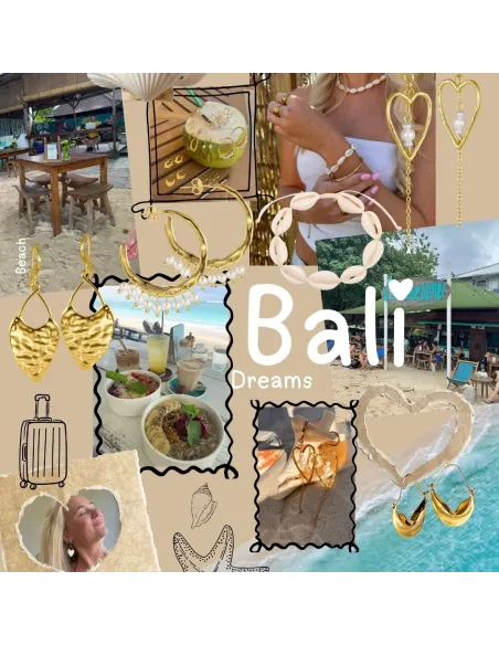 Sistie | Bali Dreams - Øreringe Stål
