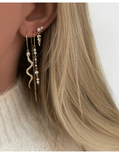 Nava Copenhagen | Lamia Earrings - Forgyldt