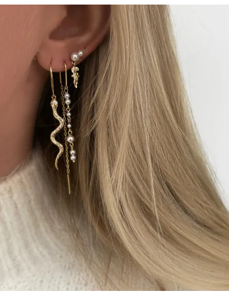 Nava Copenhagen | Lamia Earrings - Forgyldt