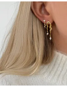 Nava Copenhagen | Caer Earrings - Forgyldt 2