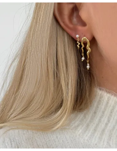Nava Copenhagen | Caer Earrings - Forgyldt