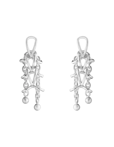 GEORG JENSEN | WEFT dobbelte øreringe